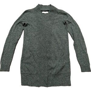 Anthro Staring At Stars Medium Green Open Front Cardigan